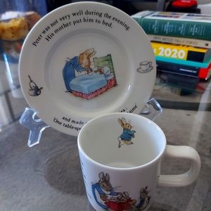 Wedgwood | Peter Rabbit Collectible plate and mug